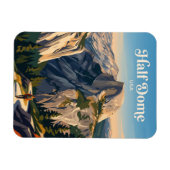 Half Dome Yosemite USA Magnet (Horizontal)