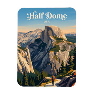 Half Dome Yosemite USA Magnet