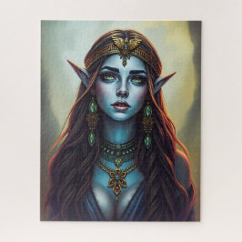 Half-Elven-Priesterin Jigsaw-Puzzle Puzzle