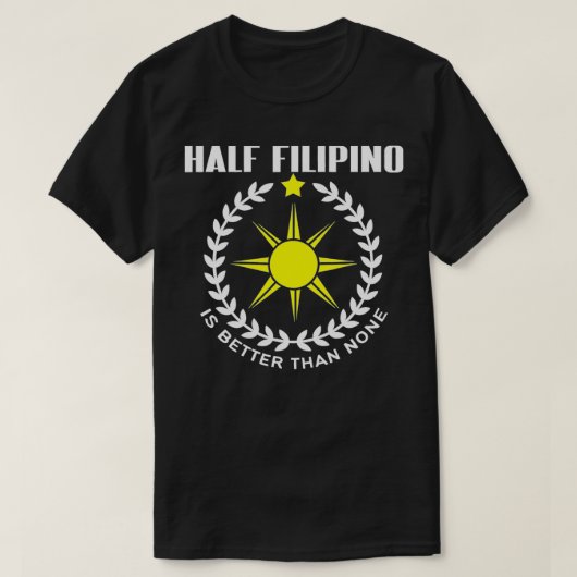 Half Filipino Philippines Pride T-Shirt (Design vorne)