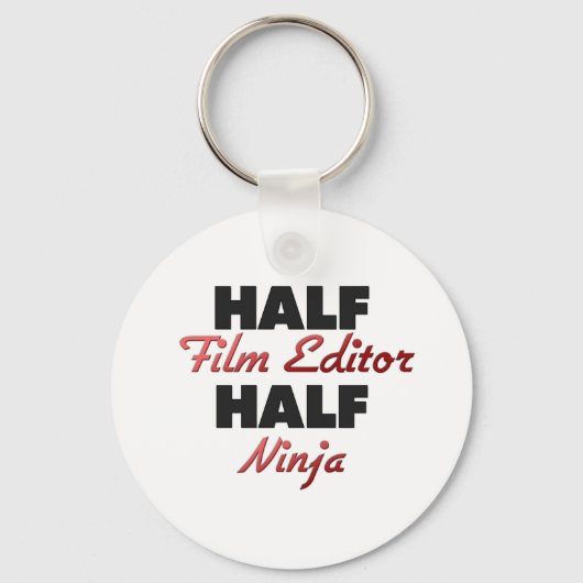 Half Film Editor Half Ninja Schlüsselanhänger (Vorderseite)