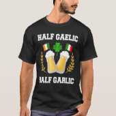 Half Gaelic Half Knolic Irish Italian St Patrick' T-Shirt (Vorderseite)