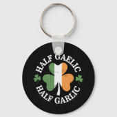 Half Gaelic Half Knolic Irish Italian St Patricks Schlüsselanhänger (Vorderseite)