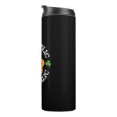 Half Gaelic Half Knolic Irish Italian St Patricks Thermosbecher (Nach rechts gedreht)