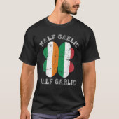 Half Gaelic Half Knolic Italienisch Irish Saint Pa T-Shirt (Vorderseite)