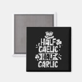Half Gaelic Half Knolic St Patricks Day Irish Ire Magnet (Vorderseite/Rückseite)