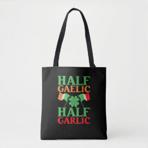 Half Gaelic Half Knolic St Patricks Day Irland I Tasche
