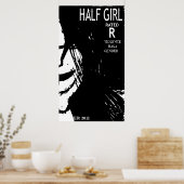 HALF GIRL POSTER (Küche)