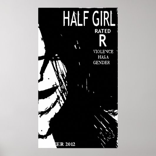 HALF GIRL POSTER (Vorne)