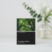Half&Halb Foto 027 - Sonne in den Bäumen Visitenkarte (Stehend Vorderseite)