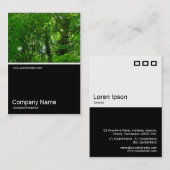 Half&Halb Foto 028 - In den Bäumen Visitenkarte (Vorne/Hinten)