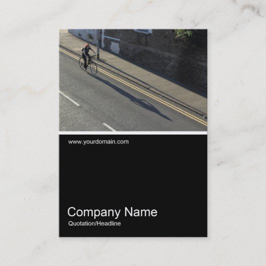 Half&Halb Foto 0338 - Radfahren Visitenkarte (Vorderseite)