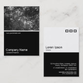 Half&Half Foto 0100 - Bäume Visitenkarte (Vorne/Hinten)