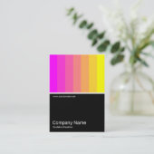 Half&Half Foto 0112 - Magenta to Yellow Visitenkarte (Stehend Vorderseite)