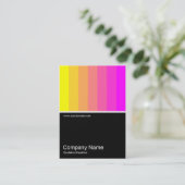 Half&Half Foto 0113 - Gelb bis Magenta Visitenkarte (Stehend Vorderseite)