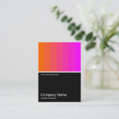 Half&Half Foto 0119 - Orange bis Magenta Visitenkarte (Stehend Vorderseite)