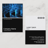 Half&Half Foto 0126 - Blue Spiral II Visitenkarte (Vorne/Hinten)