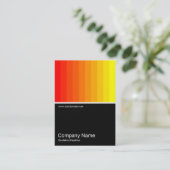 Half&Half Foto 0129 - Farbblende - Rot bis Gelb Visitenkarte (Stehend Vorderseite)