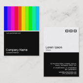 Half&Half Foto 0132 - Farbstangen Visitenkarte (Vorne/Hinten)