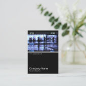 Half&Half Foto 0155 - Shopping in the Rain Visitenkarte (Stehend Vorderseite)