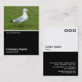 Half&Half Foto 0156 - Seagull im Park Visitenkarte (Vorne/Hinten)