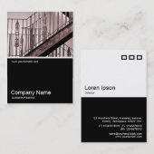 Half&Half Foto 0159 - Viktorianische Brandflucht Visitenkarte (Vorne/Hinten)