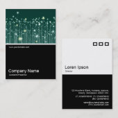 Half&Half Foto 0162 - Fiberoptik Visitenkarte (Vorne/Hinten)