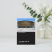 Half&Half Foto 0168 - Millennium Centre, Cardiff, Visitenkarte (Stehend Vorderseite)