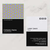 Half&Half Foto 0190 - Farbige Geometrie Visitenkarte (Vorne/Hinten)