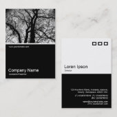 Half&Half Foto 0192 - Hochkontrast Visitenkarte (Vorne/Hinten)