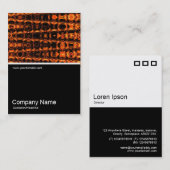 Half&Half Foto 0198 - Abstrakte Flamme 03 Visitenkarte (Vorne/Hinten)