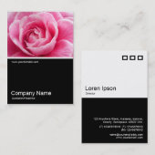 Half&Half Foto 020 - Pink Camelia Visitenkarte (Vorne/Hinten)
