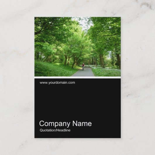 Half&Half Foto 0222 - Fahrradweg Visitenkarte (Vorderseite)