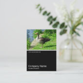 Half&Half Foto 0224 - Graugans Visitenkarte (Stehend Vorderseite)