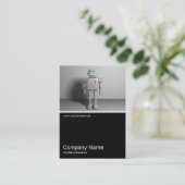 Half&Half Foto 0228 - Roboter Visitenkarte (Stehend Vorderseite)