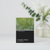Half&Half Foto 0239 - Japanischer Ahorn Visitenkarte (Stehend Vorderseite)