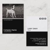 Half&Half Foto 0273 - Hund Agog Visitenkarte (Vorne/Hinten)