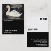 Half&Half Foto 0307 - Mute Swan Visitenkarte (Vorne/Hinten)