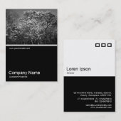 Half&Half Foto 0314 - Magnolia Tree in Blossom Visitenkarte (Vorne/Hinten)