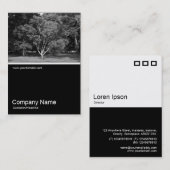 Half&Half Foto 0329 - Magnolia Tree im Sommer Visitenkarte (Vorne/Hinten)