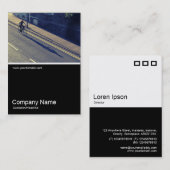 Half&Half Foto 0340 - Radfahren (Cross Process) Visitenkarte (Vorne/Hinten)