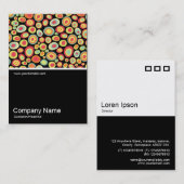 Half&Half-Foto 0360 - Abstrakt 20213 Visitenkarte (Vorne/Hinten)