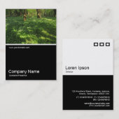 Half&Half Foto 0366 - Frühling im Holz Visitenkarte (Vorne/Hinten)