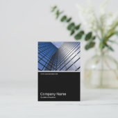 Half&Half-Foto 0375 - Reflektiver Büroblock Visitenkarte (Stehend Vorderseite)