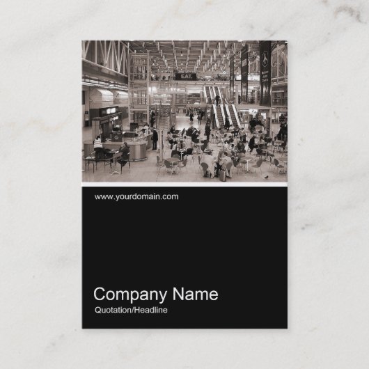 Half&Half Foto 039 - Paddington Station, London Visitenkarte (Vorderseite)