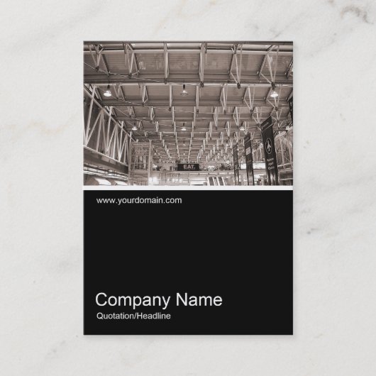 Half&Half Foto 040 - Paddington Station, London Visitenkarte (Vorderseite)