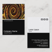 Half&Half Foto 098 - goldener Strudel Visitenkarte (Vorne/Hinten)