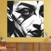 Half Harlequin Leinwanddruck (Insitu (Wohnzimmer))