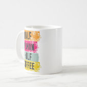 Half Human Half Coffee Mug Kaffeetasse (Vorderseite Links)