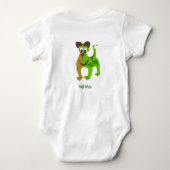 Half Irish Baby Strampler (Rückseite)